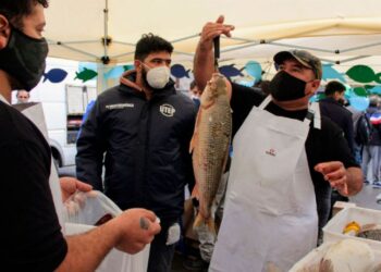 Canoazo por la Ley de Pesca Artesanal