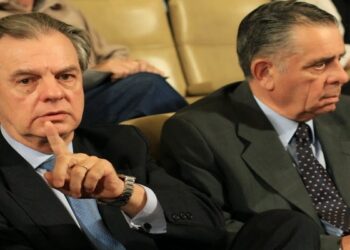 Ernesto “el nabo” Barreiro sentado en el banquillo de acusados durante el juicio Megacausa La Perla, año 2016