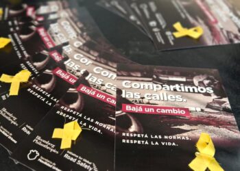 «Compartimos las calles. Bajá un cambio»: una campaña para reducir siniestros viales