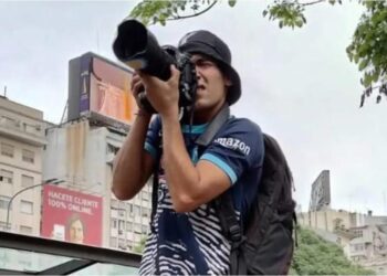 Córdoba: Camarazo en Solidaridad con el Fotoperiodista Pablo Grillo