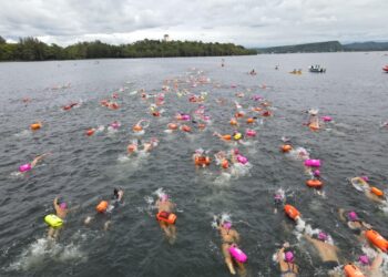 Oceanman en Embalse: la competencia de aguas abiertas más importante del mundo pasó por Córdoba