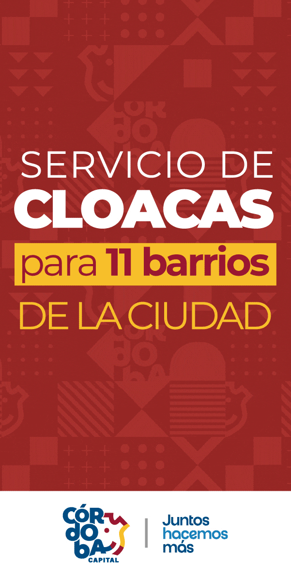 Cloacas para 11 barrios en Córdoba Capital